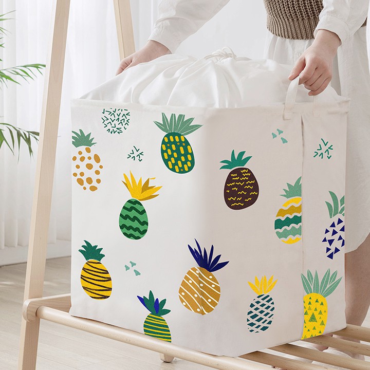 Giỏ đựng quần áo gấp gọn bằng vải đa năng tiện lợi tiết kiệm không gian MiibooShi SF671