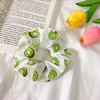 Cột tóc vải scrunchies kiểu trái cây
