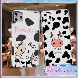 Ốp điện thoại TPU Pure Milk 6 6S 6Plus 6S Plus 7 8 7Plus 8Plus X XSMax 11 ProMax XR - Xưởng Ốp Việt Nam M847