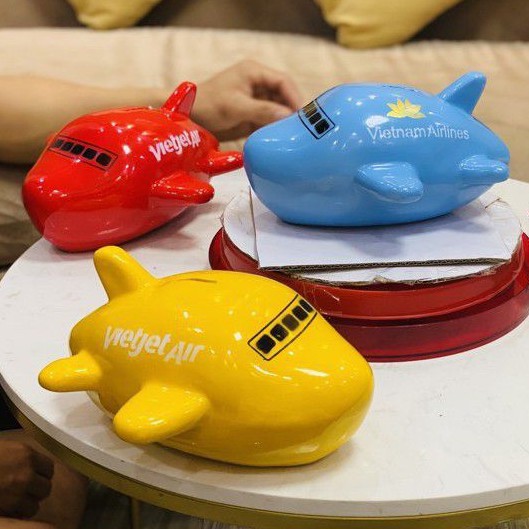 Máy Bay tiết kiệm - Lợn đất tiết kiệm - Heo đất cute