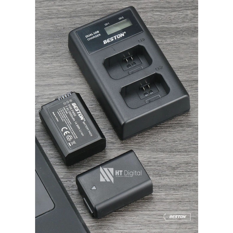 Bộ Pin Sạc Sony NP-FW50 Beston Dung Lượng Cao, Dùng Cho Máy Ảnh Sony A6000 A6300 A6500 A7 A7 II A7R A7S,  NEX-3, Nex5..