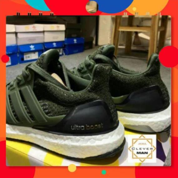 🍀 (Sỉ = Lẻ) Sẵn (CÓ SẴN) Giày thể thao ULTRA BOOST 3.0 Dark green Màu xanh rêu 2017 2020 * ↺ ¹ .