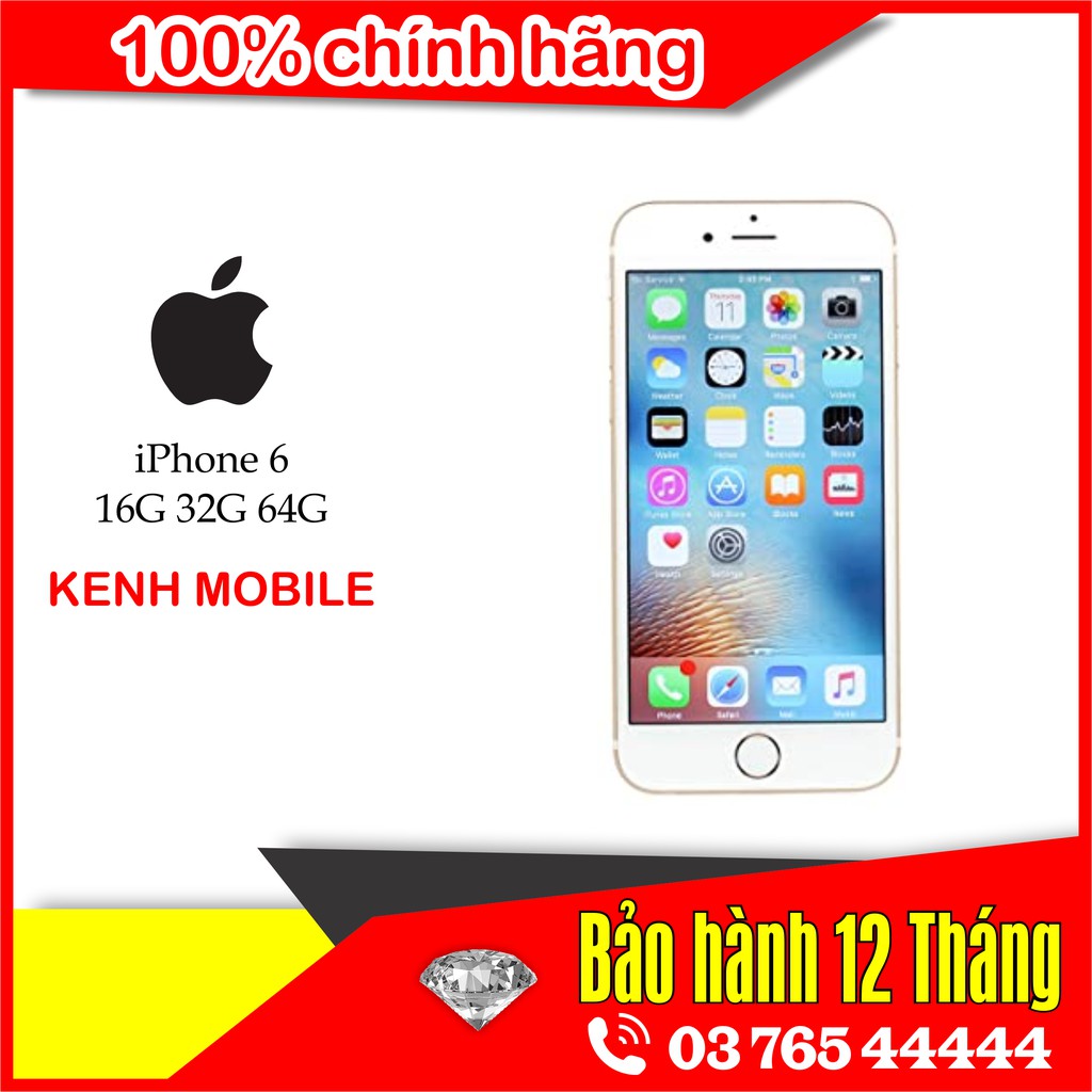 Điện thoại iphone 6 QUỐC TẾ 16-64GB bản quốc tế và lock