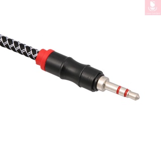 Dây cáp âm thanh nối dài 2 mét giắc cắm 3.5mm sang đầu cắm aux 3.5 mm cho máy tính / điện thoại
