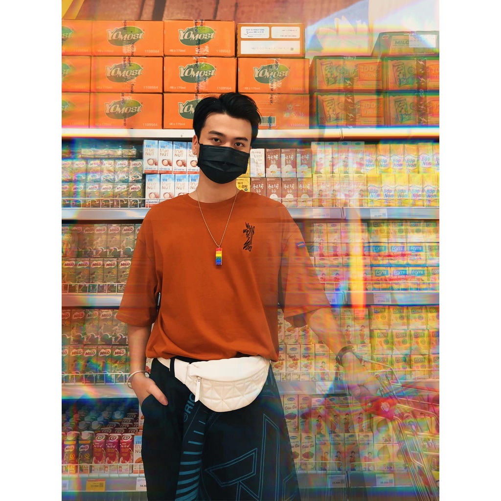 Áo thun THE NAI.X Unisex Who made who / Orange land, Áo phông cotton nam nữ