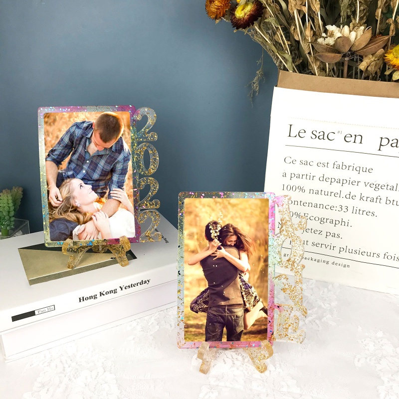 Khuôn Silicone Làm Khung Ảnh Hình Chữ Nhật 2022 DIY