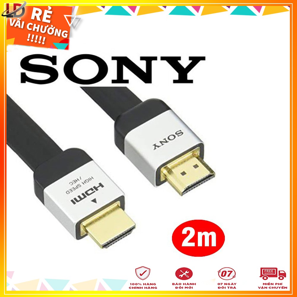 Dây cáp HDMI SONY dài 2M độ phân giải fullHD 1080p sắc nét