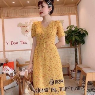 Đầm voan maxi