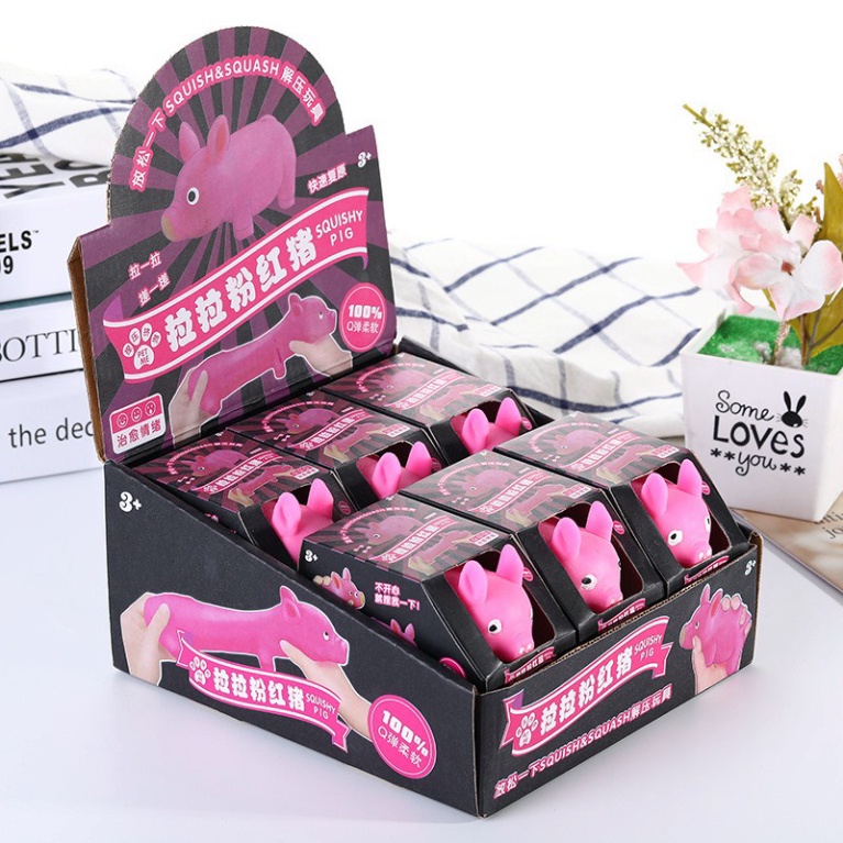 Heo Hồng Bóp Xả Stress/Heo Hồng Dẻo Bóp Mềm giảm căng thẳng chất lượng đảm bảo giá rẻ hàng sẵn