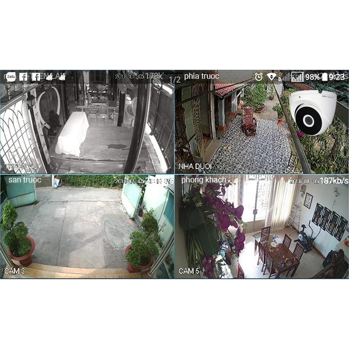 {Giá HỦY DIỆT} Camera KBVISION KX-2012S4 2.0 Megapixel DOME VỎ KIM LOẠI