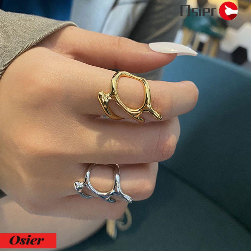 Osier1 Nhẫn Hở Kiểu Cành Hoa Cổ Điển Thanh Lịch