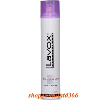 Keo Xịt Tóc Giữ Nếp Mềm (Tím) Lavox 420ml Chính Hãng.