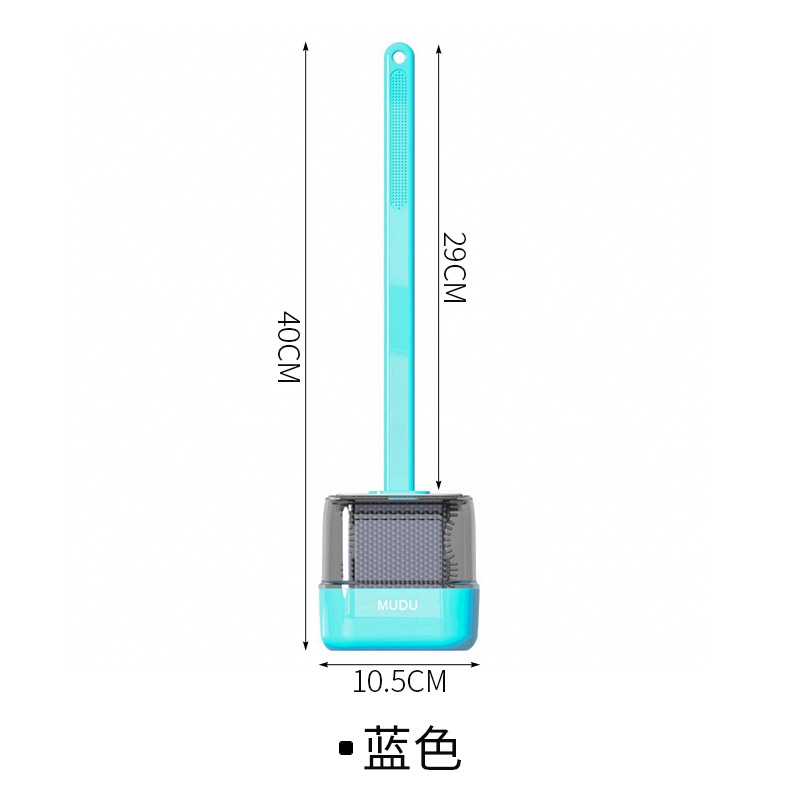 Bộ Bàn Chải Vệ Sinh Toilet Gắn Tường Bằng Silicone Tiện Dụng