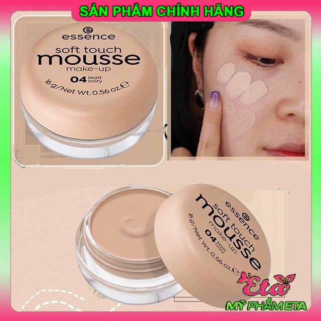 Phấn tươi Đức ESSENCE SOFT TOUCH MOUSSE che phủ tốt - Siêu hot