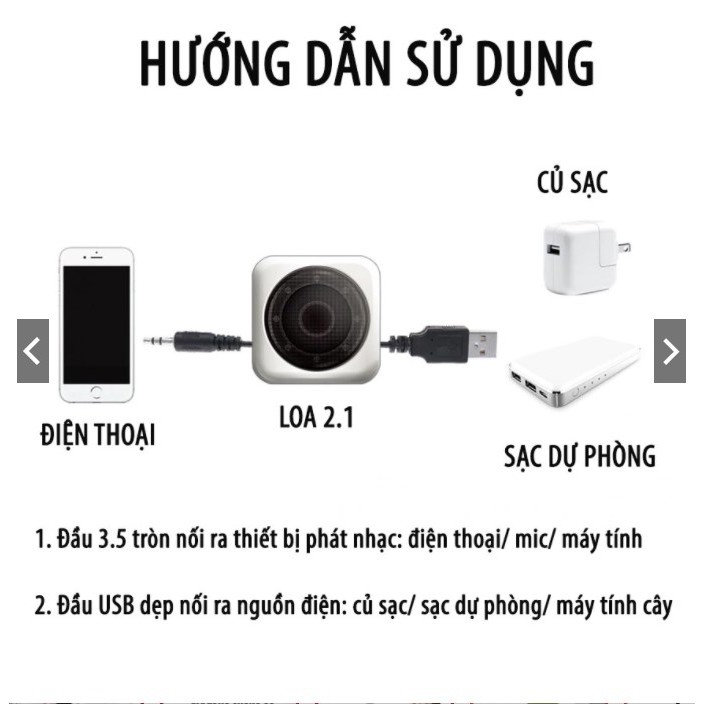 [ BH 12 tháng ] Bộ 3 Loa Máy Tính PC Cao Cấp 2.1 - Loa vi tính Âm Bass to, tương thích điện thoại, máy tính, laptop | BigBuy360 - bigbuy360.vn