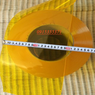 HCM-Tấm nhựa PVC Vàng bảng rộng 20cmxday2mm bán theo 1m dài