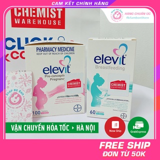 Tem Chemist - Date 2024 ELEVIT - Vitamin Tổng hợp cho mẹ Bầu và Sau sinh -