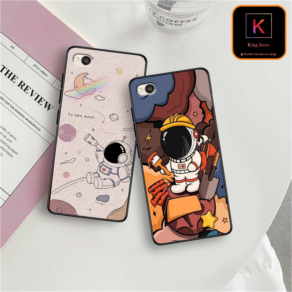 Ốp lưng Xiaomi Redmi 4 - Redmi 4A - Redmi 4X - Ốp in hình Phi hành gia cực hot