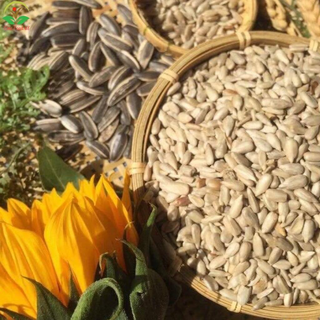 Nhân Hạt Hướng Dương Nguyên Vị Tách Vỏ Organic Hữu Cơ Nhân Sống Onefood68, Nhân Hướng Dương Béo Giòn Làm Sữa Hạt