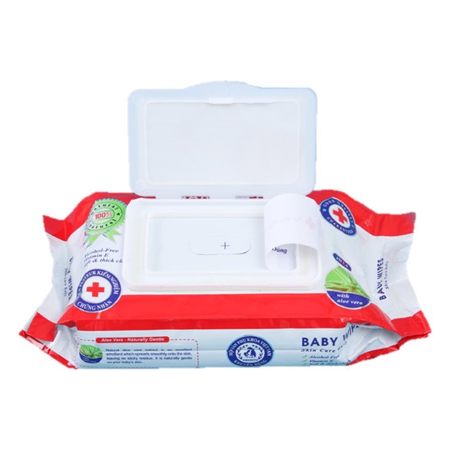 Khăn Ướt Kháng Khuẩn Không Mùi An Toàn Cho Bé BABY WIPES loại 80 tờ chuẩn 80 gram