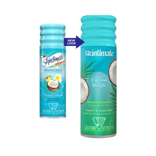 Bọt cạo lông Skintimate màu xanh