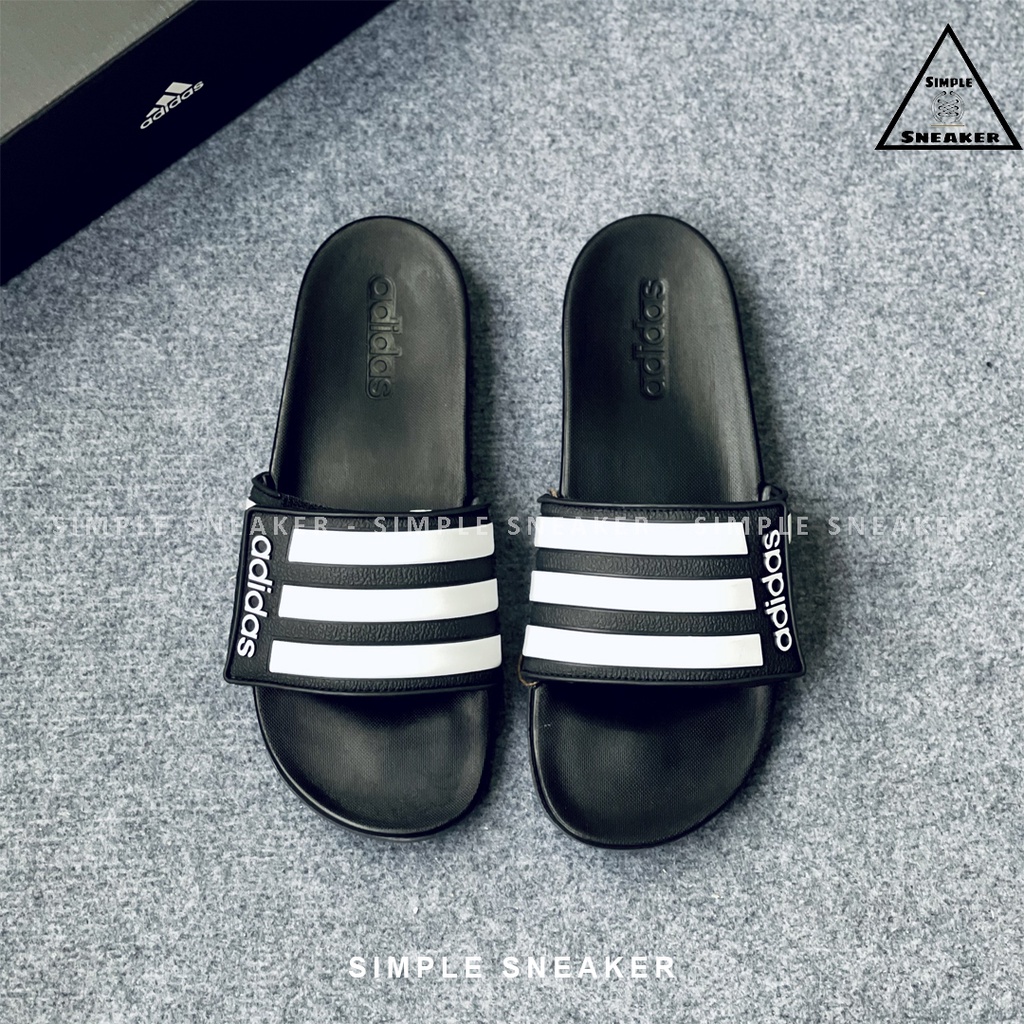 Dép Quai Ngang Adidas Auth FREESHIP Adidas Adilette Comfort Adjustable Slides Chính Hãng - [EG1344] - Simple Sneaker