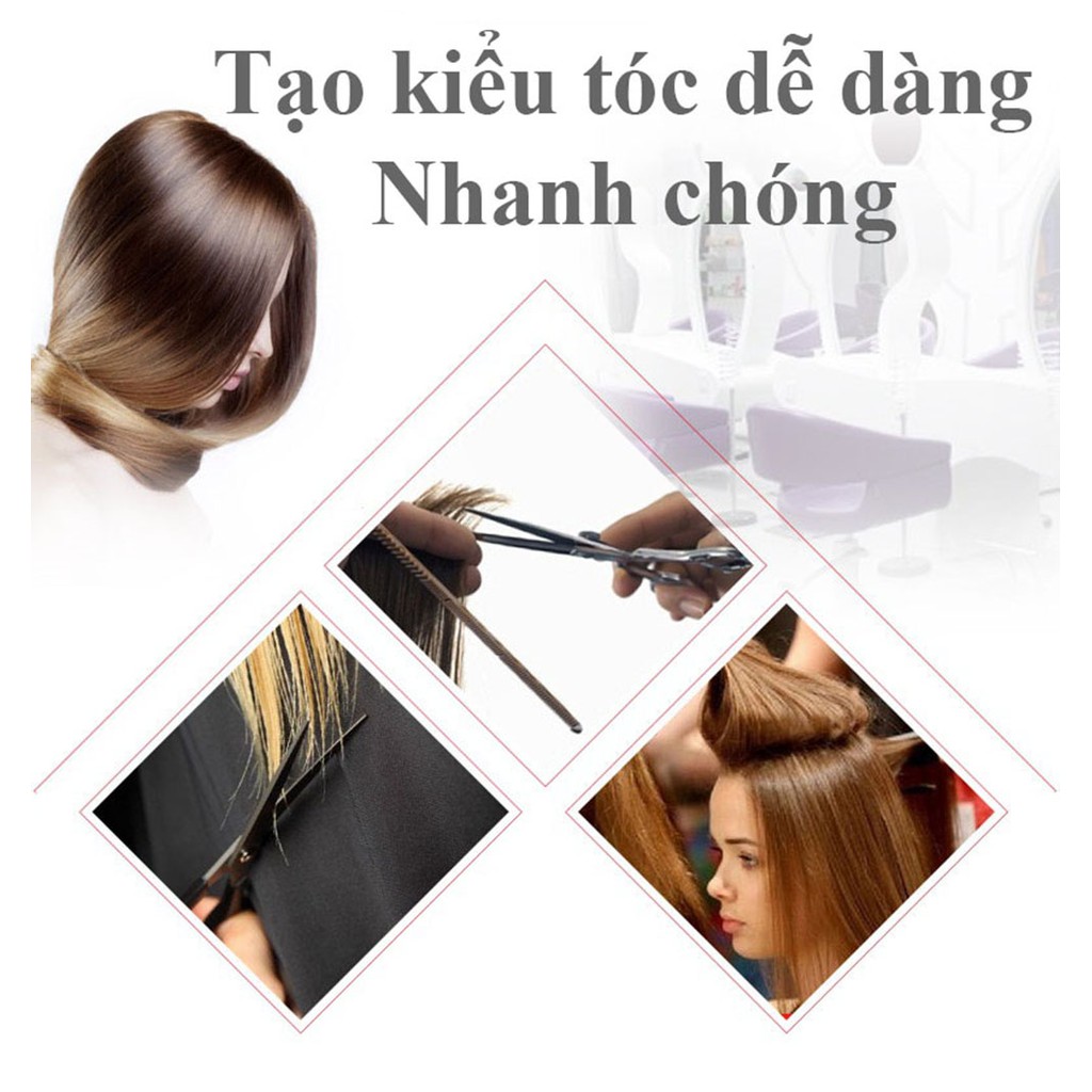 Siêu Sale - bộ kéo cắt tóc chuyên nghiệp,Bộ 1 đôi (kéo cắt, kéo tỉa) -  Bảo hành 1 đổi 1