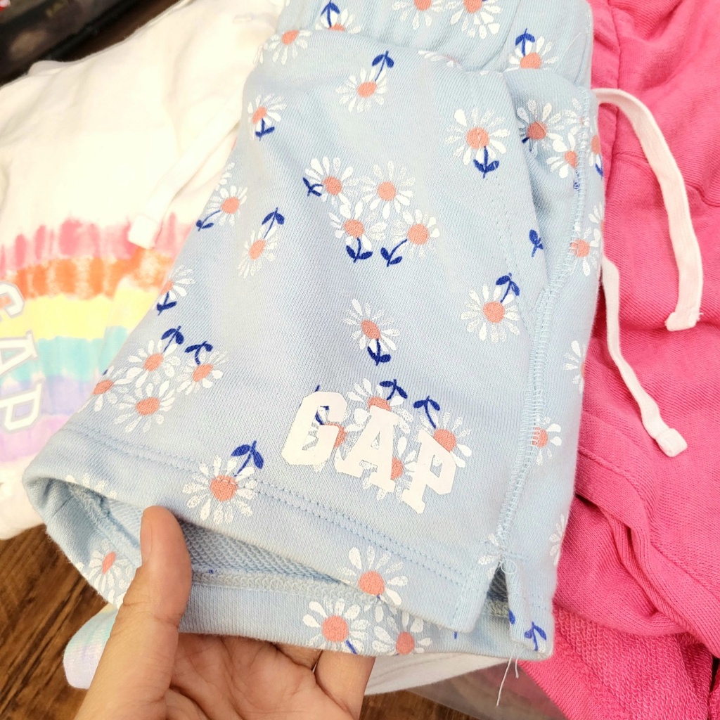 Quần short bé gái Bigbaby, quần thun ngắn nhí mềm xuất xịn gap cho bé 6 tháng đến 5 tuổi