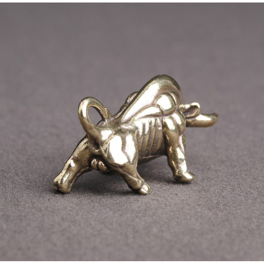 Tượng bò tót bằng Đồng 🎁FREESHIP🎁Tượng đồng phụ kiện tiểu cảnh, bàn trà, trang trí bonsai, bàn làm việc | BigBuy360 - bigbuy360.vn