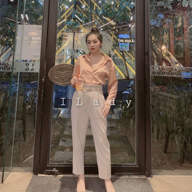 [ Ảnh thật ] Quần baggy nữ QCCC loại 1 chất siêu đẹp, quần baggy cạp cao form chuẩn | BigBuy360 - bigbuy360.vn