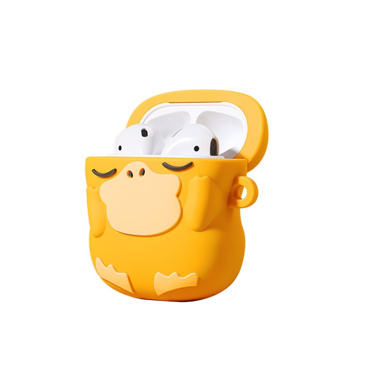 Vỏ case ốp tai nghe airpod 2 i12 airpods cute chống va đập hình thú mỏ vịt đáng yêu