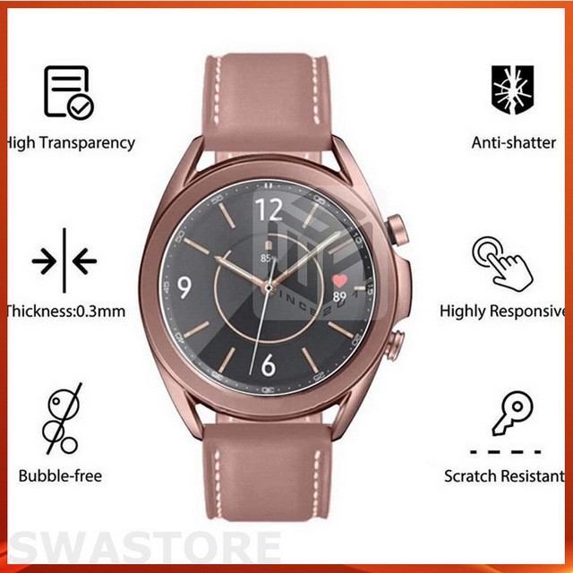 Cường lực đồng hồ Samsung Galaxy Watch 3 41mm và 45mm, Galaxy watch 4 và Watch 4 classic SWASTORE