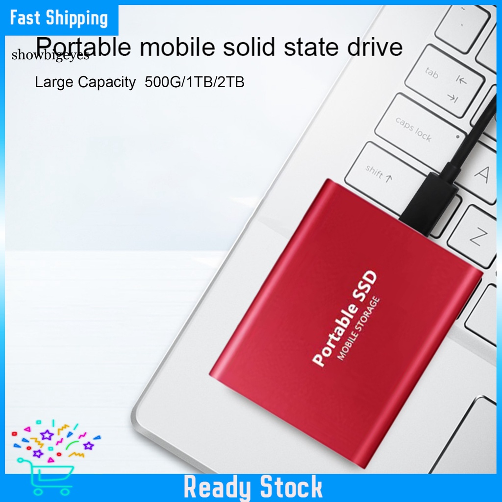 Ổ Đĩa Cứng Ngoài Bằng Kim Loại Chống Nước Otg Ssd 500g / 1tb / 2tb