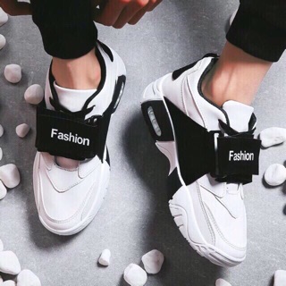 Giày Fashion Thể Thao Nam Hottrend 2019 - Trắng Phối Đen