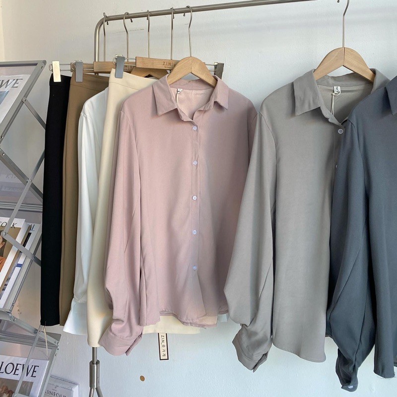 Áo sơ mi tay bồng