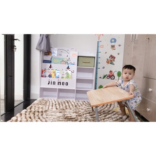 Kệ Sách Gấu 3 Tủ Chứa Đồ Cho Bé Full Bộ Kèm Vít