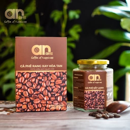 CÀ PHÊ ĐEN SẤY LẠNH NGUYÊN CHẤT AN COFFEE – Hũ 120g và 220g