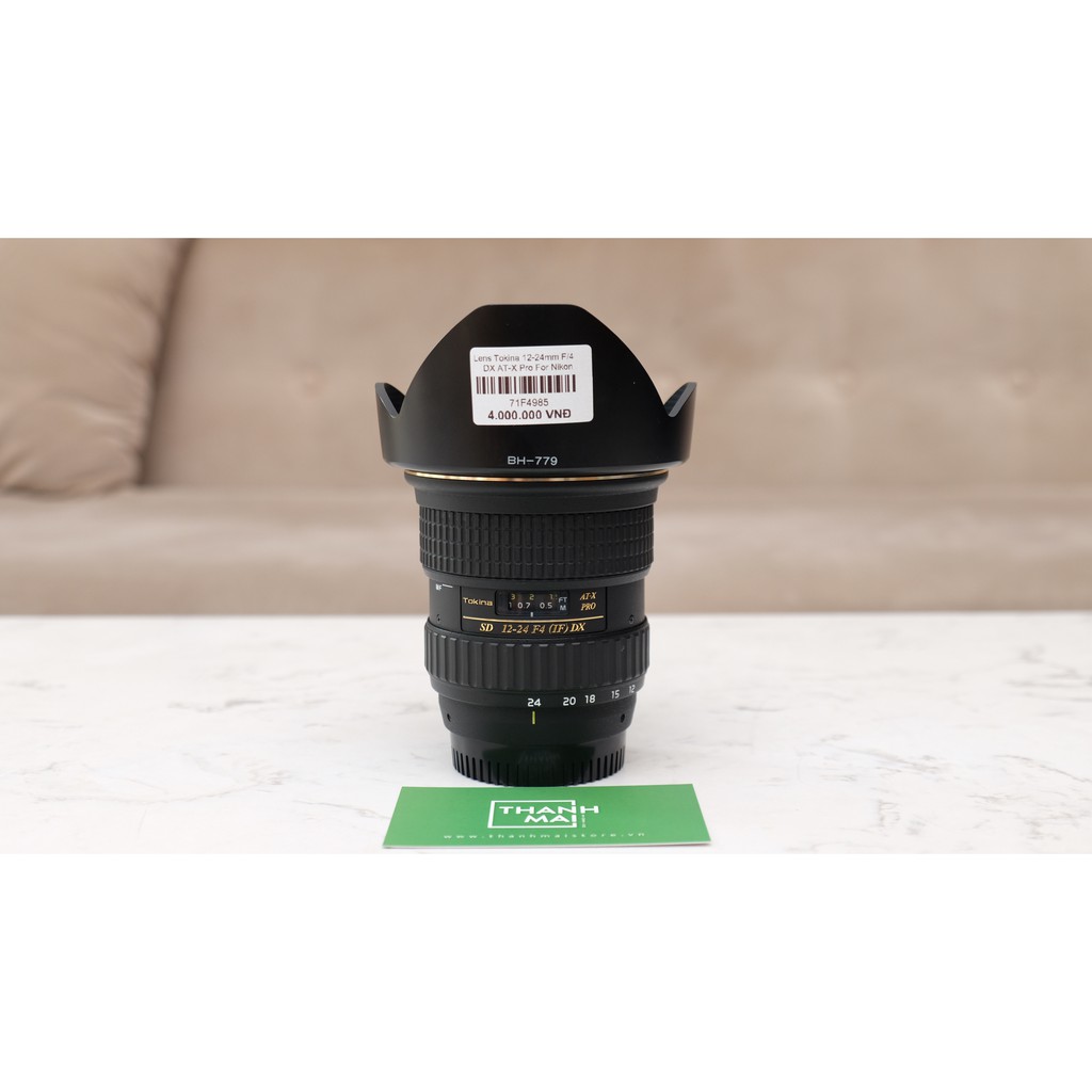 Ống kính Tokina AT-X 12-24mm F/4 AF Pro DX For Nikon