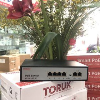 Bộ Chia Mạng Switch PoE TORUK : Switch PoE 4 Port, Switch PoE 8 Port, Switch PoE 16 Port