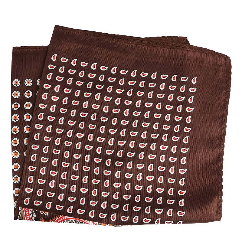 Hot! Khăn Tay Vuông Cỡ Lớn 33X33Cm Họa Tiết Chấm Bi Sang Trọng Cho Nam