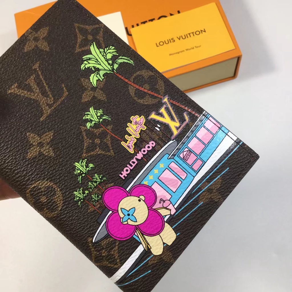 Sẵn sàng giao hàng Hộp đựng hộ chiếu Louis Vuitton LV Ladies New M80858
