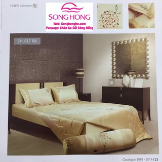 Bộ chăn ga gối Sông Hồng Home TENCEL SH_S17 04