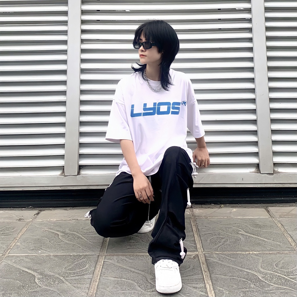 Áo Thun LYOS Logo T-Shirt Đen/Trắng/Hồng