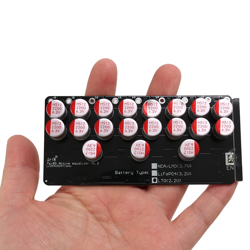 Bảng Mạch Cân Bằng Năng Lượng Pin Li-Ion 5A 8S Lipo4