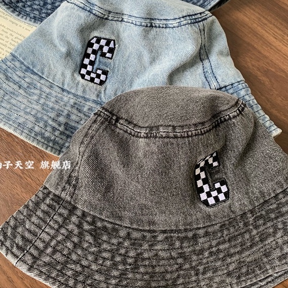 Nón Bucket Cao Bồi Vành Rộng Che Nắng In Chữ C Thời Trang Mùa Hè Mới Cho Nữ