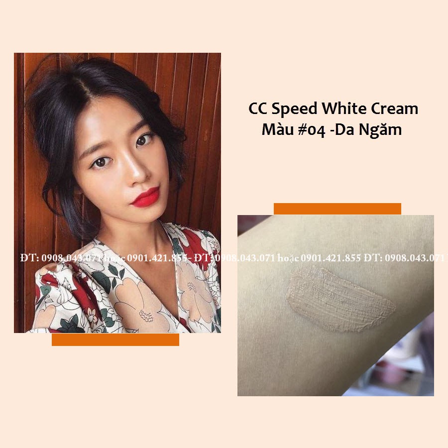 [Mẫu Mới] Kem nền kiềm dầu chống nắng trắng da CathyDoll CC Speed White Cream SPF50 PA+++ 50g