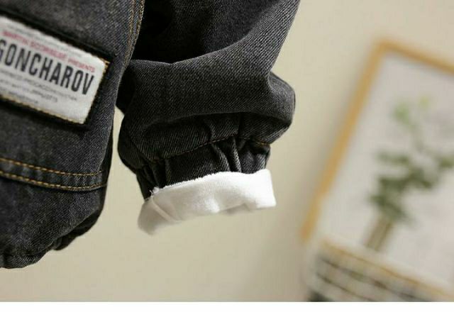 Áo khoác bò lót lông ấm cute cho bé Trai - Gái