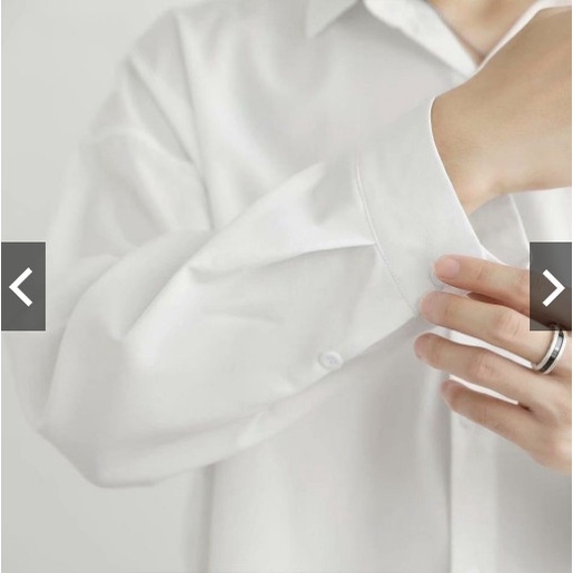 Áo sơ mi Nam dài tay form rộng unisex phong cách Hàn Quốc.