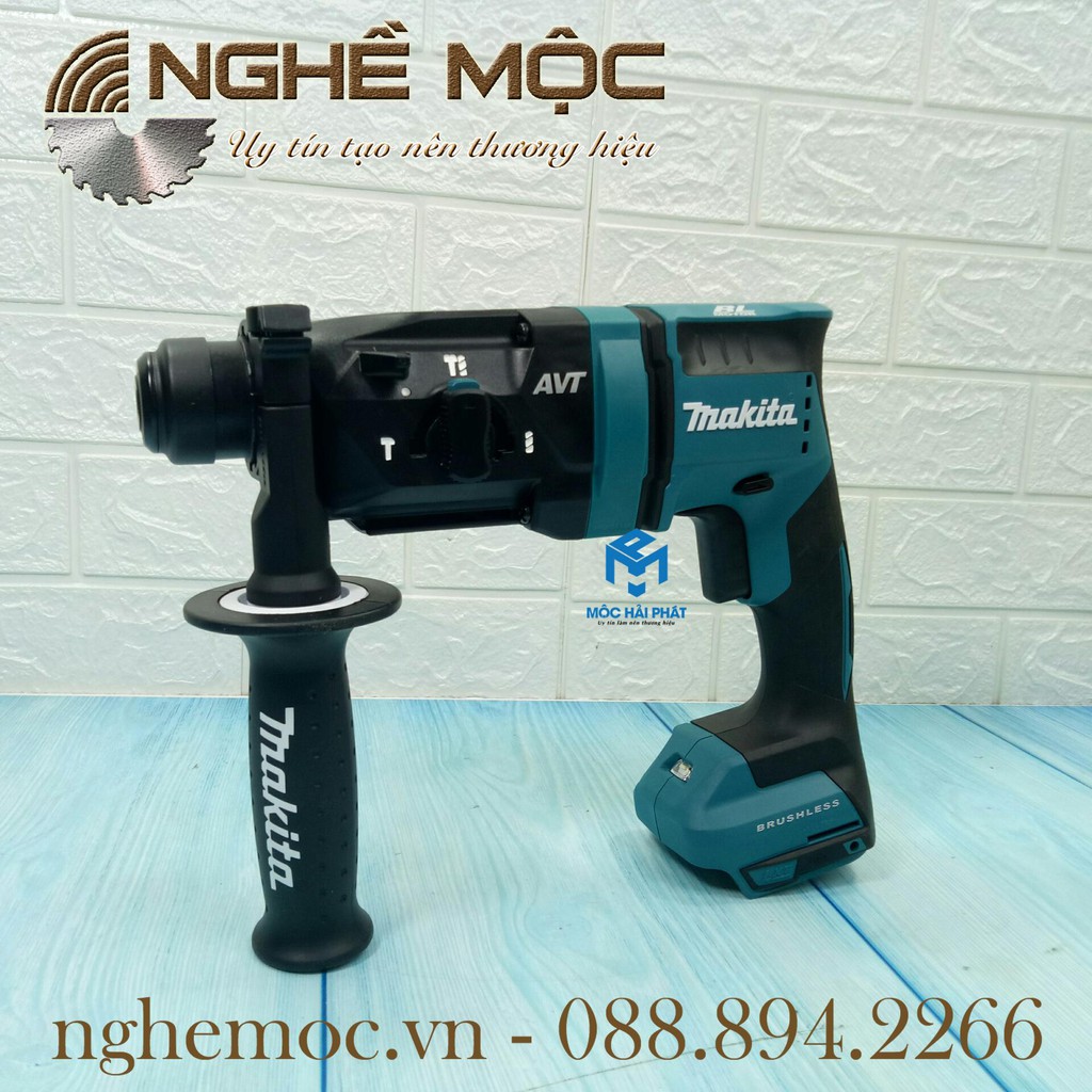Máy khoan betong pin Makita DHR182Z chính hãng - Nghề Mộc