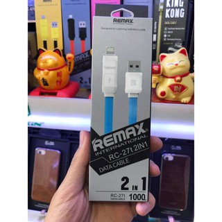 [TA]Cáp Remax 2 Trong 1 (IPhone & Android)